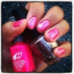 Pink with Grey Crackle